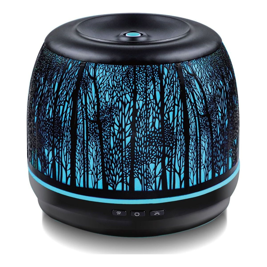 500ml Metal Essential Oil and Aroma Diffuser-Black