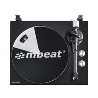 Hi-Fi Bluetooth Turntable (MMC, USB, Anti-skating, Preamplifier) - Matte Black