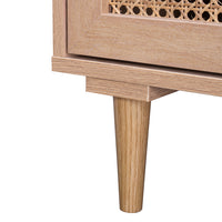 Natura Rattan Bedside Table With 2 Drawers