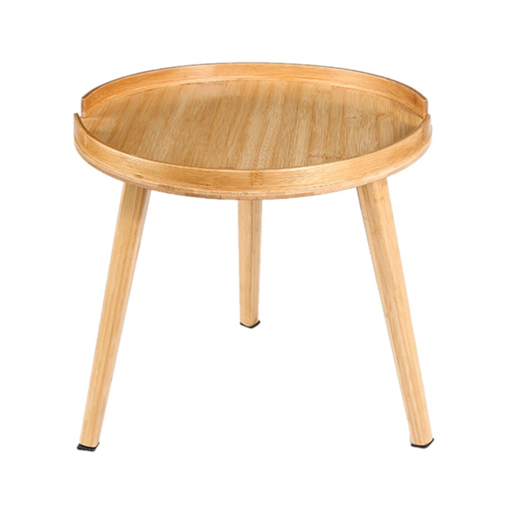 Sommer Bamboo Round Coffee Side Table