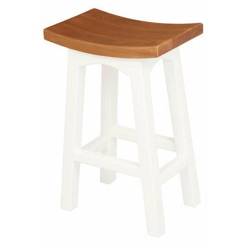 Tokyo Timber Kitchen Counter Stool H 67 cm (White Caramel)