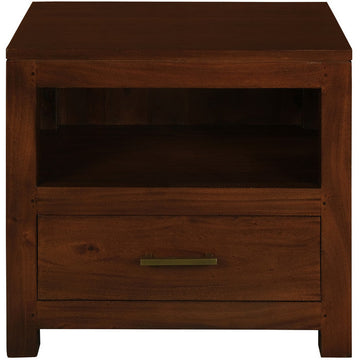 Paris 1 Drawer Lamp Table (Mahogany)