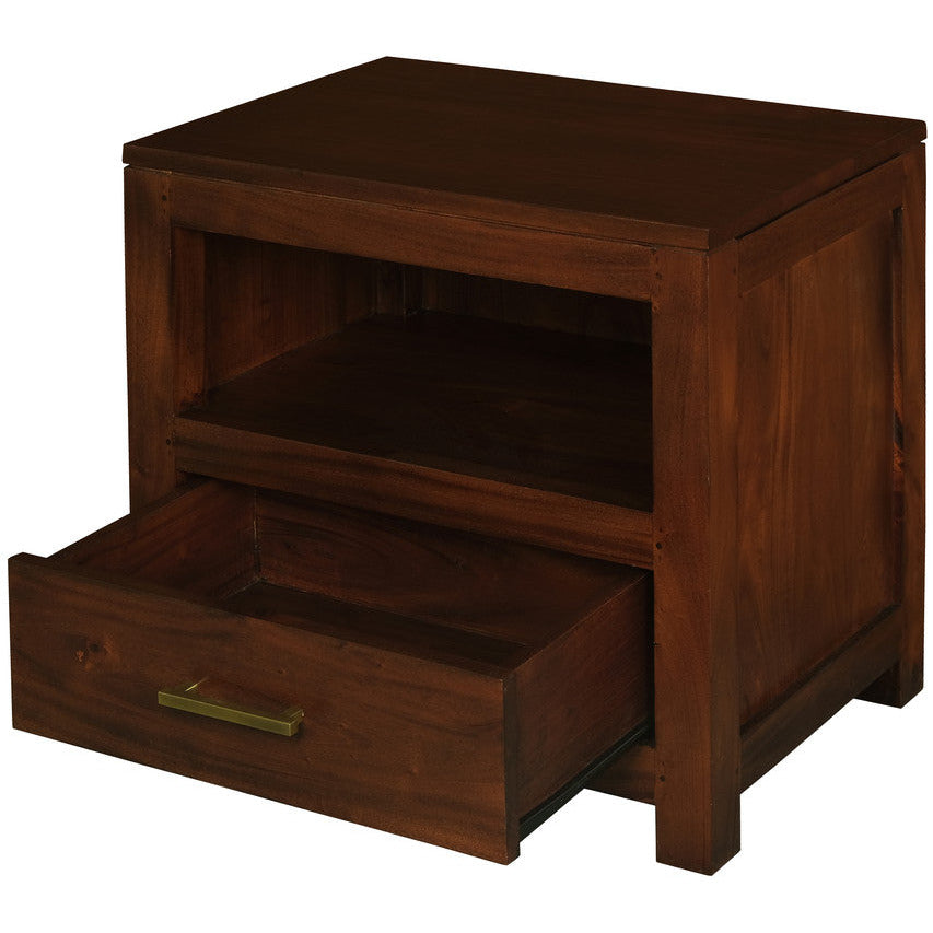 Paris 1 Drawer Lamp Table (Mahogany)