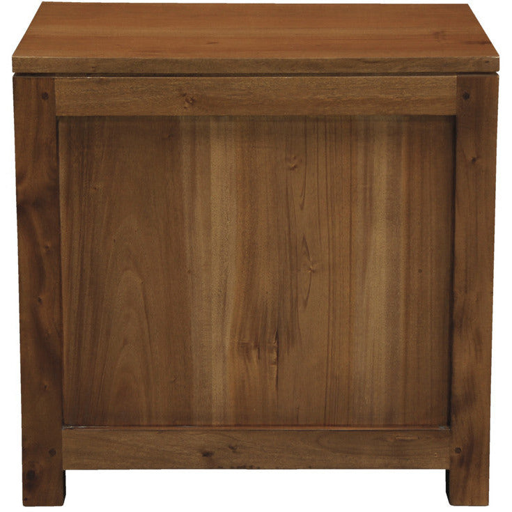 Paris 1 Drawer Lamp Table (Light Pecan)