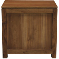 Paris 1 Drawer Lamp Table (Light Pecan)