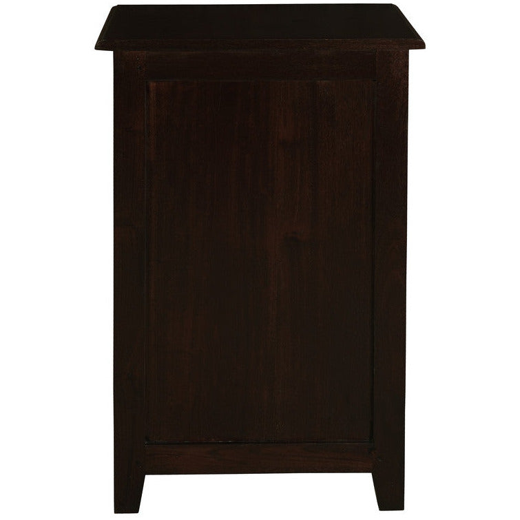 Tasmania 1 Drawer Lamp table (Chocolate)