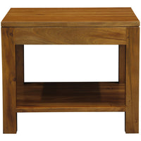 Amsterdam Lamp Table 60 x 60 cm (Light Pecan)