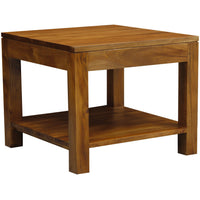 Amsterdam Lamp Table 60 x 60 cm (Light Pecan)