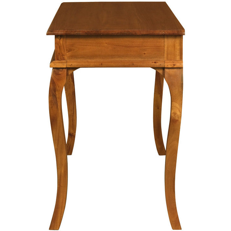 Queen Ann 1 Drawer Sofa Table (Light Pecan)