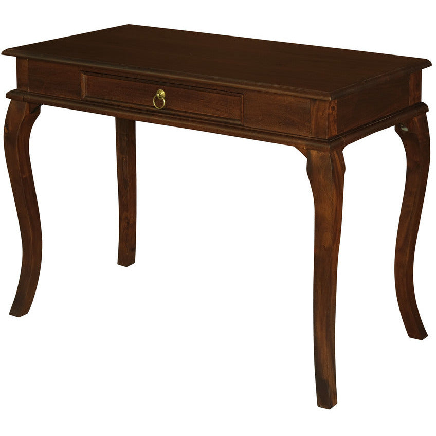 Queen Ann 1 Drawer Sofa Table (Mahogany)