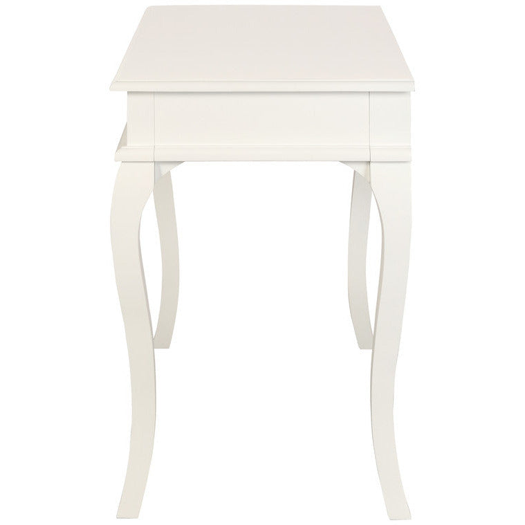 Queen Ann 1 Drawer Sofa Table (White)