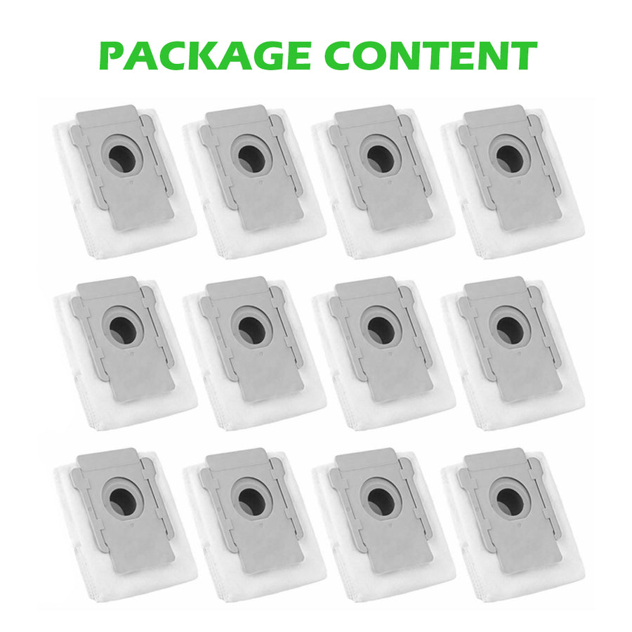 12 Packs Vacuum Dust Bags for IRobot Roomba i7 i7+/Plus s9+ (9550) Clean Bags