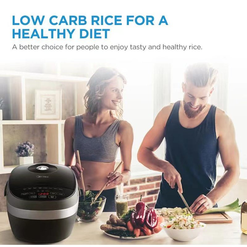 Midea Healthy Low Carb 12-hour keep warm Fast cook Rice Cooker -MB-RS4080LS