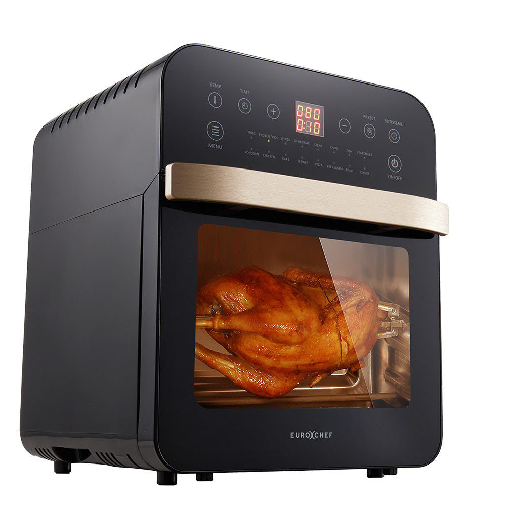 16L Air Fryer Electric Digital Airfryer Rotisserie Dry Large Big Cooker