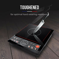 EuroChef Electric Induction Cooktop Portable Kitchen Cooker Ceramic Cook Top