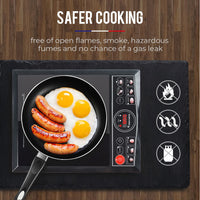 EuroChef Electric Induction Cooktop Portable Kitchen Cooker Ceramic Cook Top