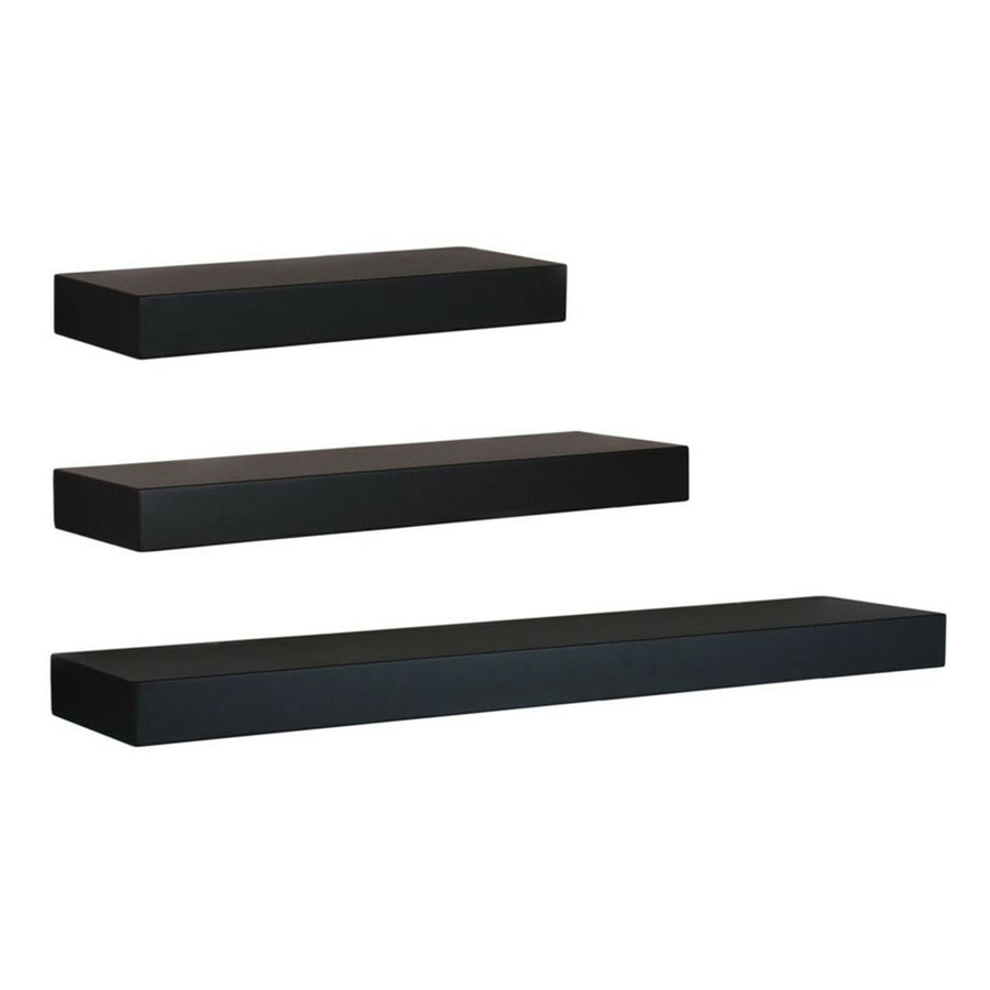 Ekkio Floating Shelf Set of 3 Black EK-WS-100-SH