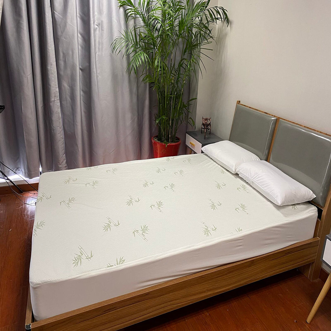 Gominimo Bamboo Jacquard Mattress Protector Queen GO-MP-119-TC