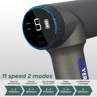 Massage Gun Elite - LCD - 17v