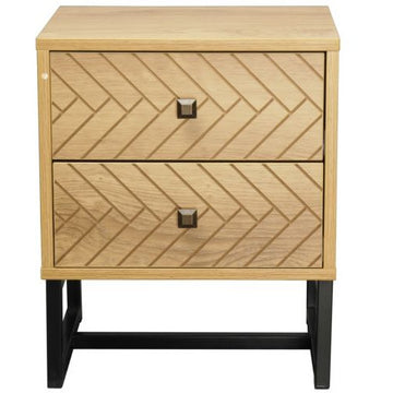 Malaga 2 Drawer Bedside Table