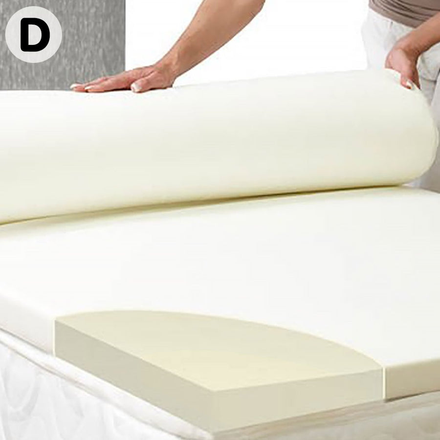 High Density Mattress Foam Topper 5cm - Double