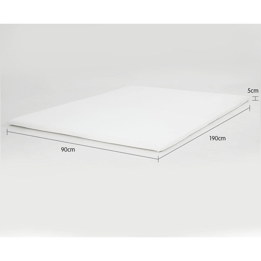 High Density Mattress Foam Topper 5cm - Single