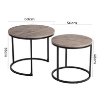 Stack Style Nesting Coffee Table