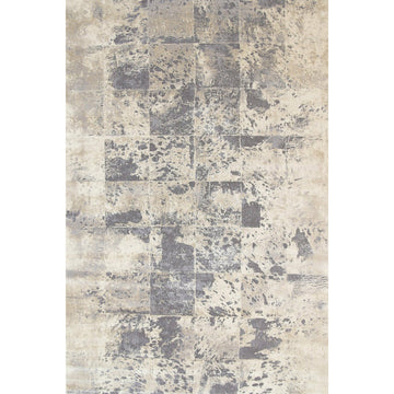 Alyssum Grey Beige Textured Modern Rug 200x290 cm