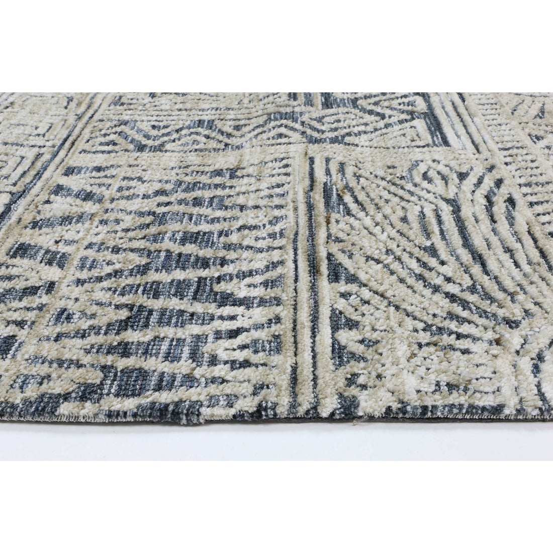 Alayah Anthacite Flower Rug 240x330 cm