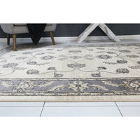 Arya Cream Grey Oriental Rug 160x220 cm