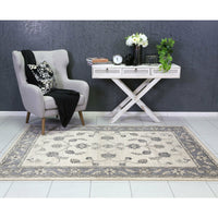 Arya Cream Grey Oriental Rug 160x220 cm