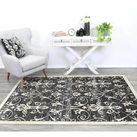 Arya Grey Beige Ikat Rug 160x220 cm