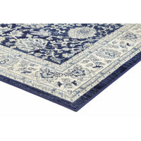 Arya Navy Blue Traditional Rug 160x220 cm