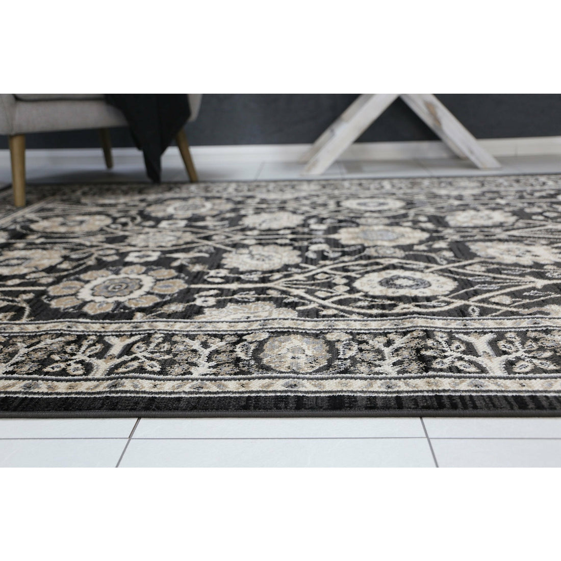 Arya Grey Oriental Rug 200x290 cm