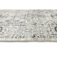 Arya Cream Grey Contemporary Rug 200x290 cm