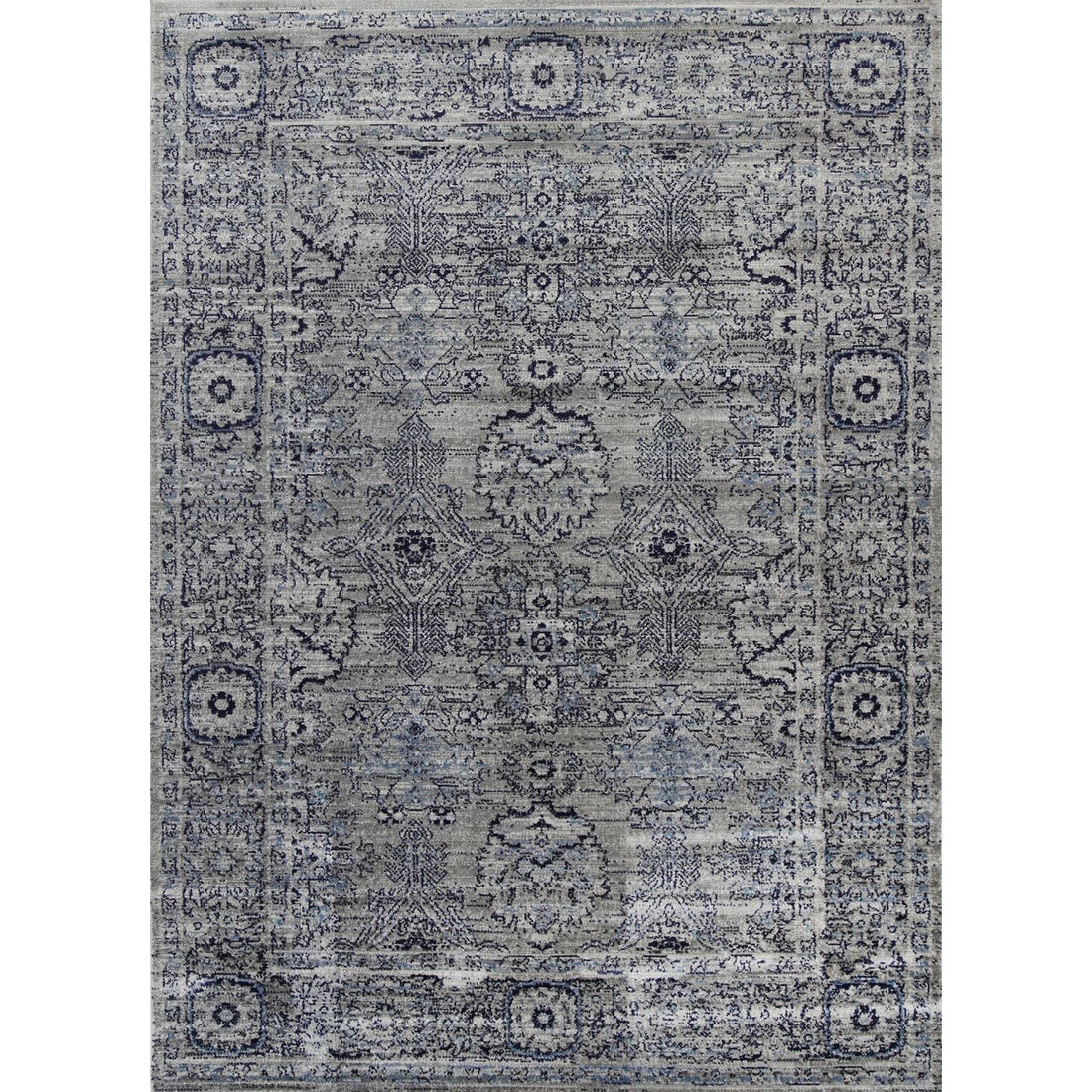 Arya Grey Contemporary Rug 200x290 cm