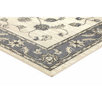 Arya Cream Grey Oriental Rug 240x330 cm