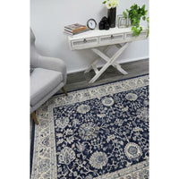 Arya Navy Blue Traditional Rug 240x330 cm