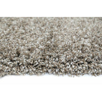 Arctic Plush Brown Beige Shaggy Rug 160x220 cm