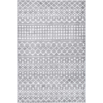 Ermina Tribal Grey Rug 200x290cm