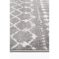 Ermina Tribal Grey Rug 200x290cm