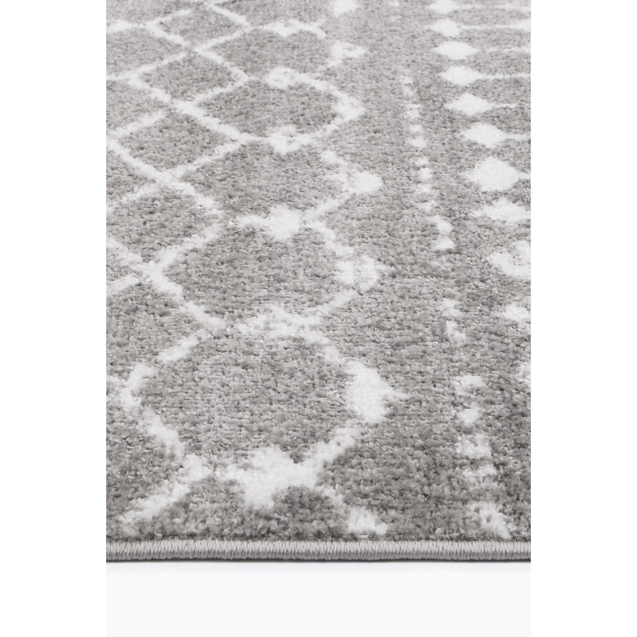 Ermina Tribal Grey Rug 200x290cm