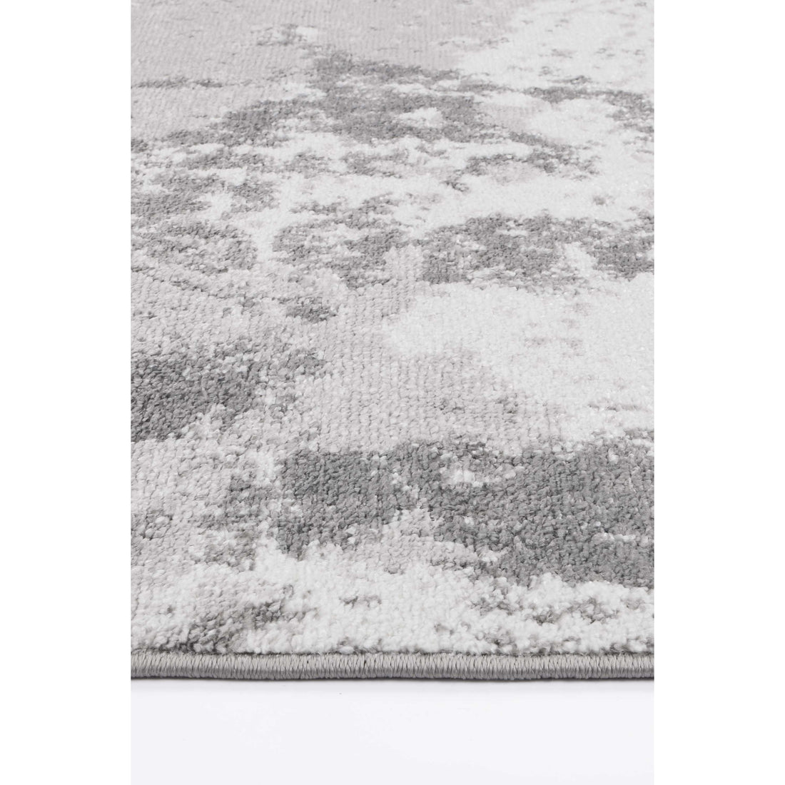 Ermina Modern Abstract Light Grey Rug 200x290cm