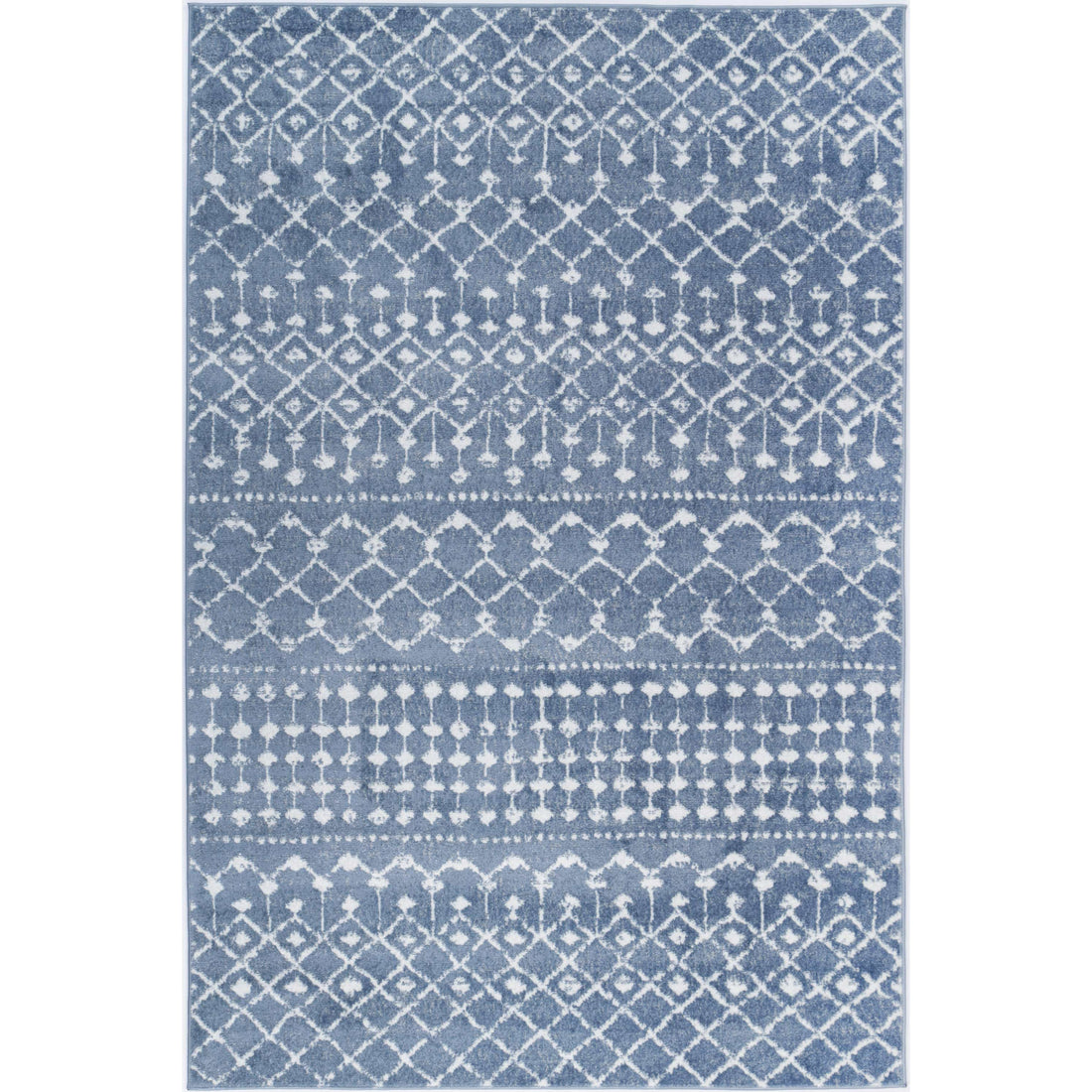 Ermina Tribal Blue Rug 240x330cm