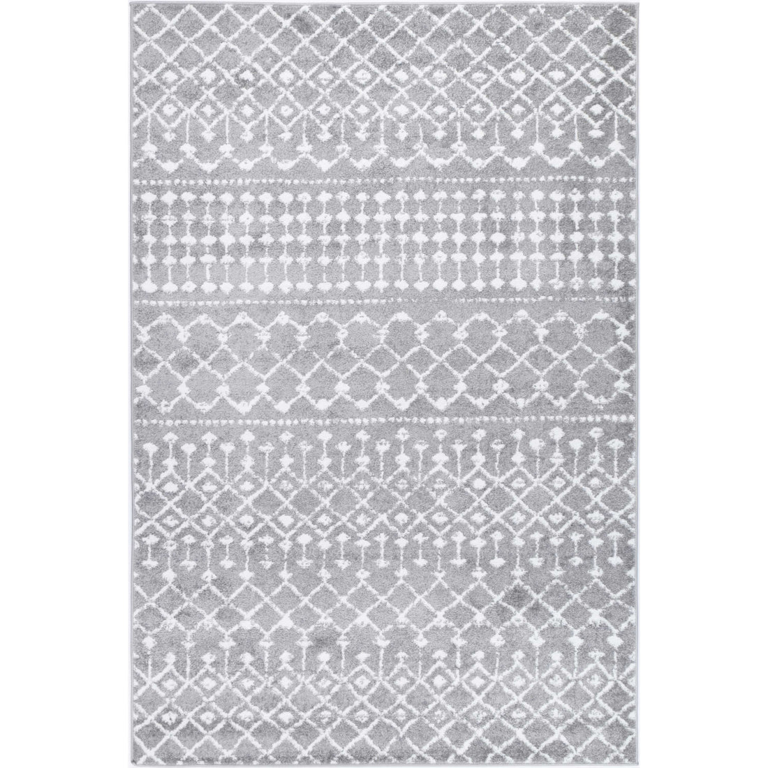 Ermina Tribal Grey Rug 240x330cm