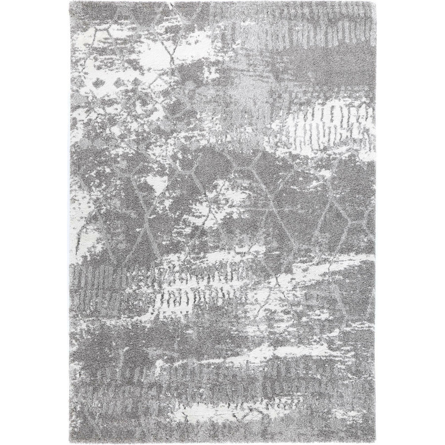 Yuzil Grey Abstract Rug 160x230cm