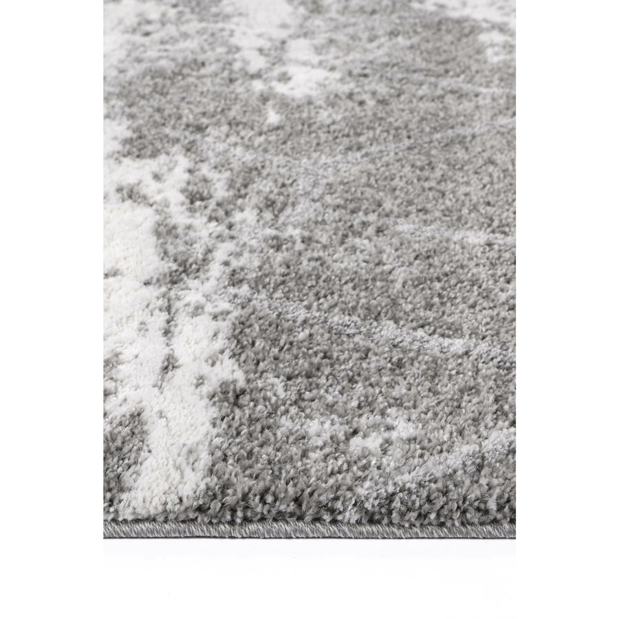 Yuzil Grey Abstract Rug 200x290cm