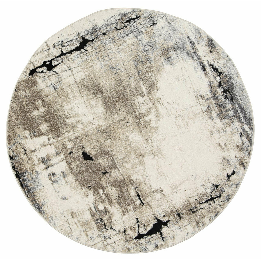 Vision Grey and Beige Abstract Rug 160x230cm