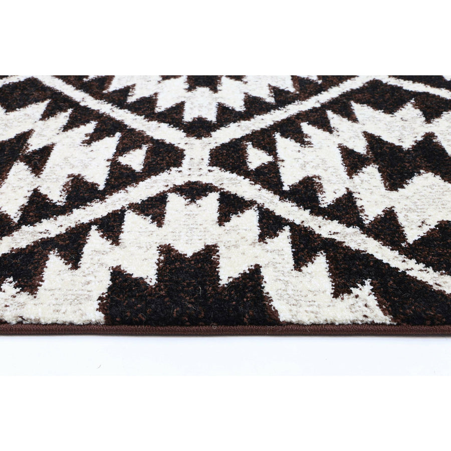 Dream Brown Beige Aztec Rug 200x290 cm