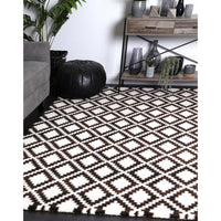 Dream Beige Diamond Pattern Rug 200x290 cm